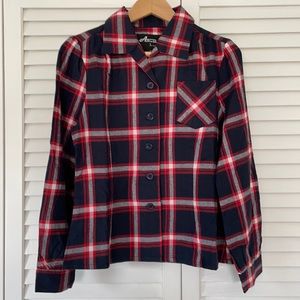 NWT Astro Bettie 1940’s flannel work blouse
